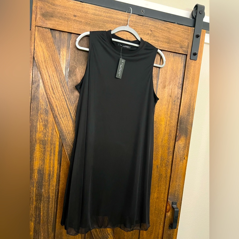 NWT Nik and Nash Little Black Sleeveless Dress, Size XL